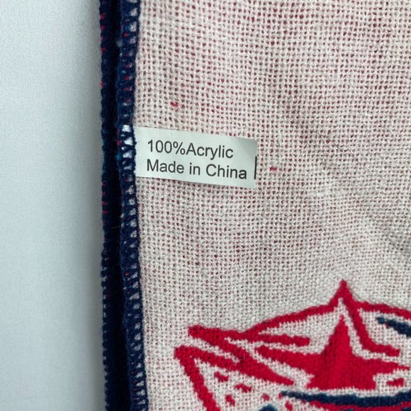 Columbus Blue Jackets CBJ Hockey Nationwide Scarf Blue Red - Picture 9 of 11